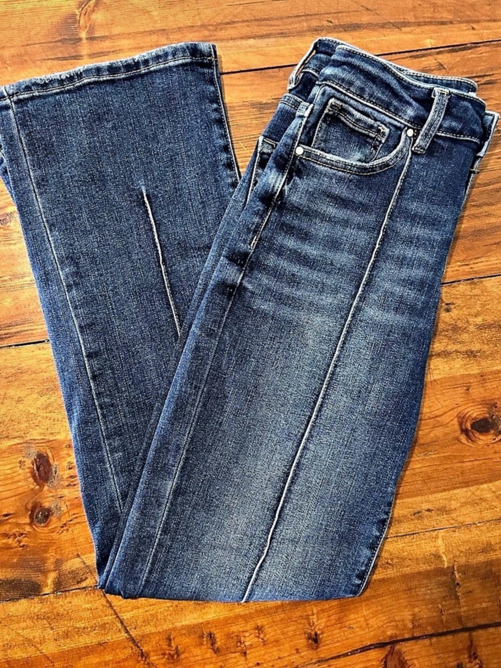 Risen Boot Cut Jeans Blue Waist 26 - Picture 2 of 7
